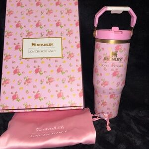 Stanley 30oz Flip Straw Tumbler with Floral Pattern - Ibiza Sunset